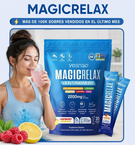 MagicRelax Yesnap 30 sobres sabor Raspberry Lemonade